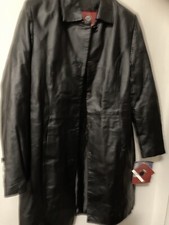 Marc Mattis Leather Jacket Women Size M
