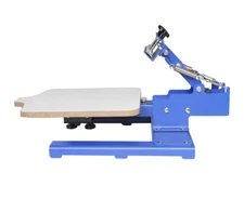 TECHTONGDA Desktop Single Color Inclinable Screen Printing Press Machine