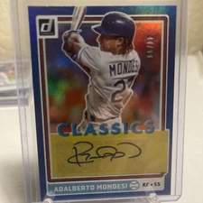 2020 Panini Donruss Adalberto Mondesi Classic Auto CA-AM