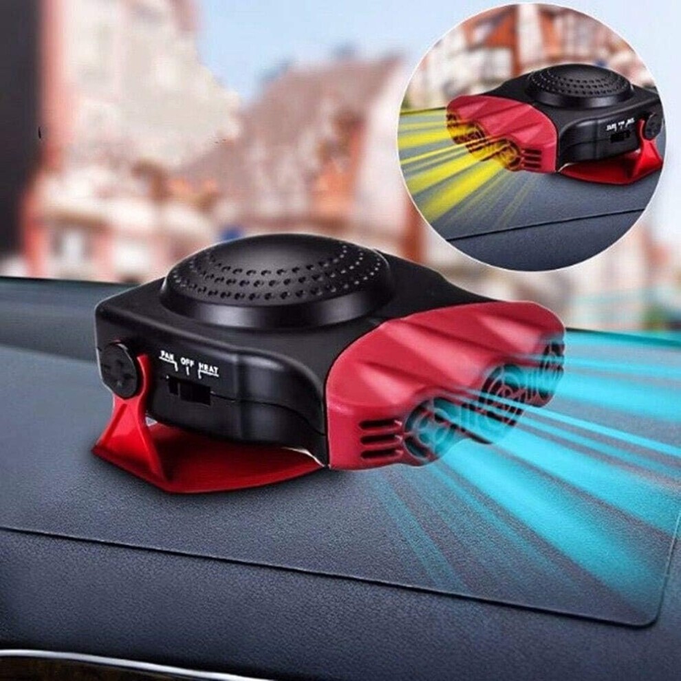 150W Electric Car Heater Heating Fan Defogger Defroster Demister Portable 12V UK