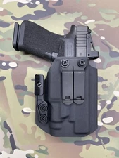 Black Kydex IWB CLAW Holster for Glock 48 MOS Streamlight TLR-7 sub