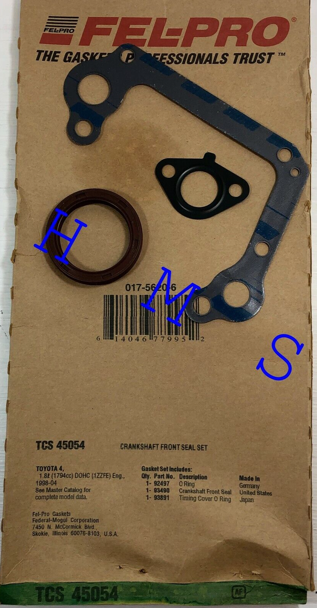 FEL-PRO Tcs 45054 Front Seal Set Fits Toyota Matrix Pontiac Vibe