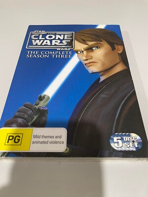 Star Wars Clone Wars Complete Season (DVD 5-Disc PAL Region