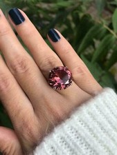 Lab-Created Alexandrite Engagement Hexagon Cut 925 Sterling Silver Wedding Ring