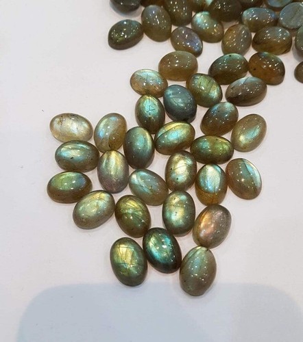Labradorit Golden Fire 10x14mm Oval Cabochon Edelsteine | - Bild 5 von 5