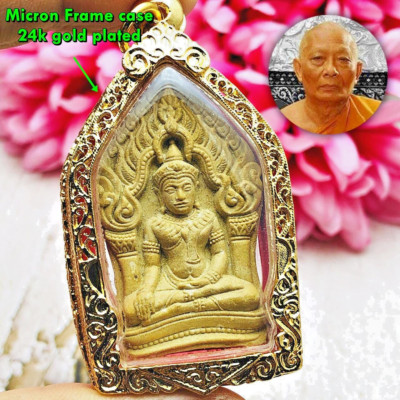 KhunPaen YodKhunPon Ashes Plai Metta Love Lust Be2552 Sakorn Thai Amulet 15871