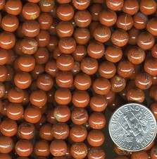 RED JASPER 6-6.5mm round beads 16" strand Bargain Bin