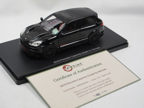 2010 ESVAL MODELS Porsche Cayenne 2-Door Merdad Coupe black limited edition 1/43 - Picture 1 of 6