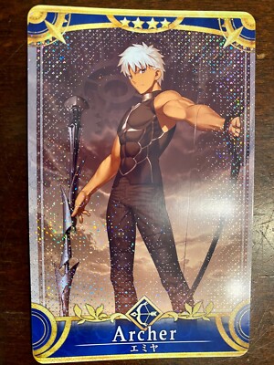 Fate Grand Order FGO Arcade Card Archer Emiya Second Ascension