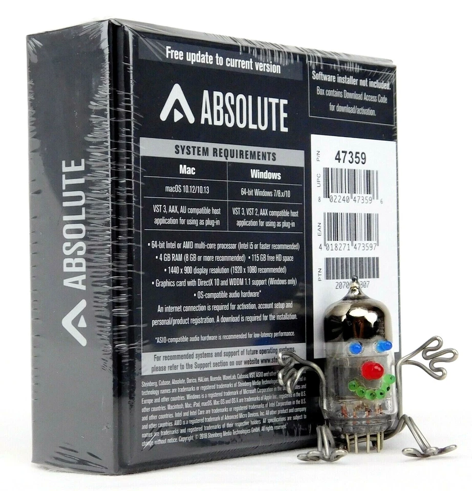 Steinberg Absolute 6 Voll Full Boxed VST Instrumente Software +NEU OVP+ Garantie - Bild 2 von 4