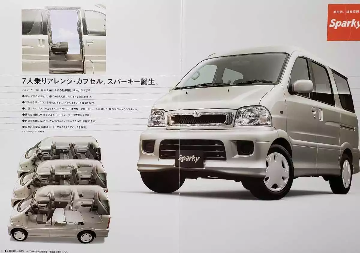 Toyota Sparky 2000 September Catalog