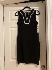 Tommy Hilfiger Women's Black Sheath Dress Size 4 New w/Tags