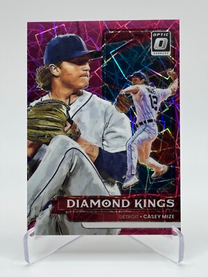 2022 Donruss Optic Diamond Kings #8 CASEY MIZE | Pink Velocity /249