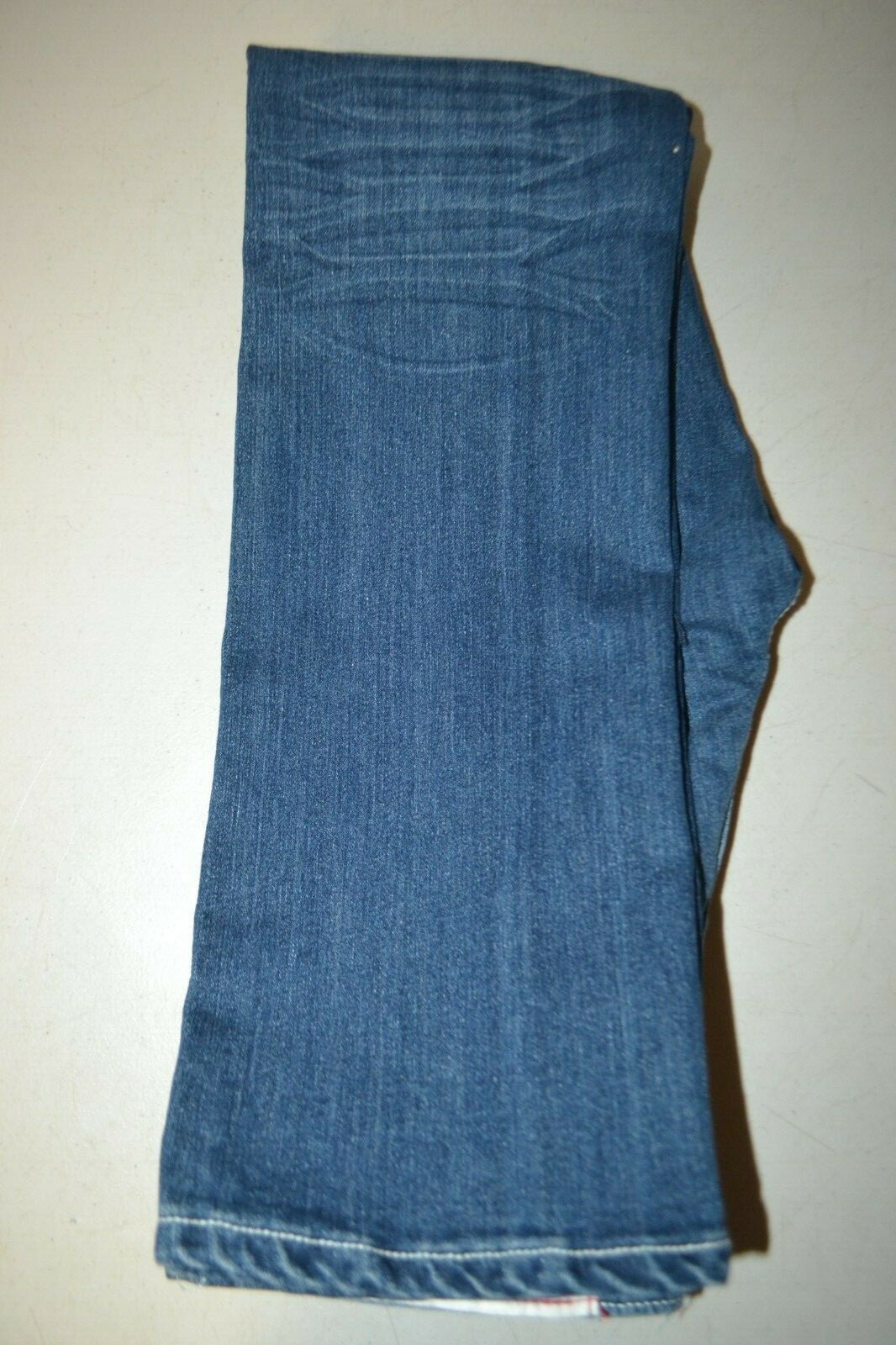 True Religion Women's Billy Straight Pocket Flaps Blue Denim Jeans Sz 27x32 thumbnail 11