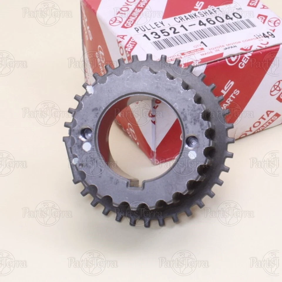 Genuine OEM Toyota LEXUS SC300 GS300 IS300 Crankshaft Timing Pulley 13521-46040 Foto 3 de 4