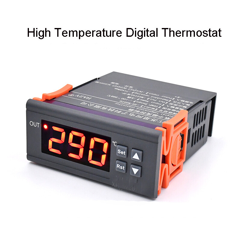 DC12V AC220V High Temperature Digital Thermostat Industrial Tthermostat Switch