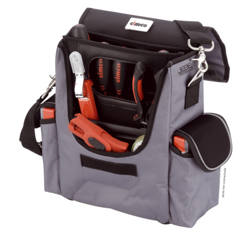 Sac bandoulière électricien CIMCO 175134 mains libres sur chantier