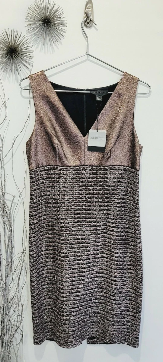 Knitted rose gold dress cheap