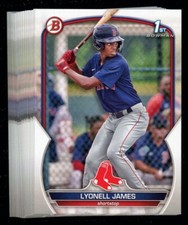 2023 Bowman Lyonell James 1st Bowman Paper Lot of 25
