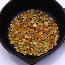 20 Pcs Natural Yellow Sapphire 6mm 4mm Oval Cut Loose Gemstones Wholesale Lot