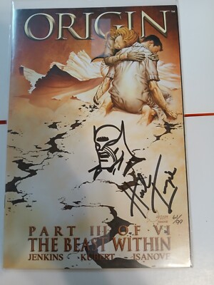 WOLVERINE ORIGIN #3 SIGNED & REMARKED BY HERB TRIMPE COA 61/99