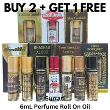 BUY 2 GET 1 FREE Surrati Concentrated Roll On Oil Perfume Attar Alochol Free
