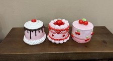 Valentines Day Faux Decor Cakes