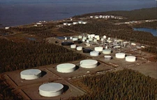 Kenai,AK Tesoro-Alaska Kenai Peninsula County Will Thompson Chrome Postcard