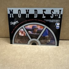 1995 Leaf Slideshow Los Angeles Dodgers Baseball Card #1A/8 Raul Mondesi