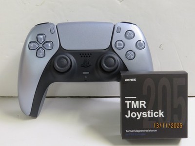 Sony PS5 DualSense Wireless Controller - Sterling Silver AKNES TMR JOYSTICKS