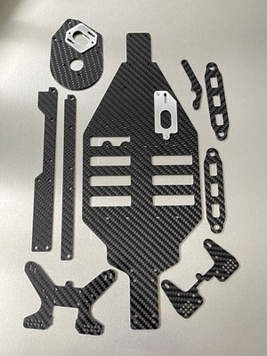kyosho lazer zx carbon chassis full set 2.5T real carbon