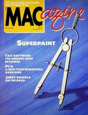 MACazine Magazine Apple Macintosh Computer January 1987