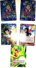 5 Pack Dragon Ball Game Cards CCG TCG (See Description For Details)