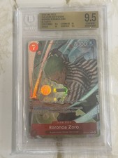 Bandai One Piece Roronoa Zoro OP14-015 Alt Art Holo R BGS 9.5 2026