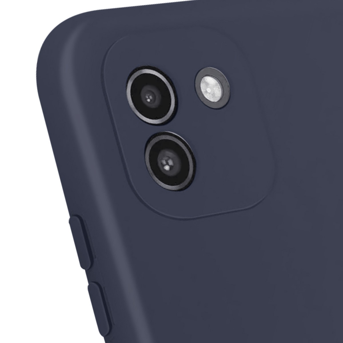 Coque antichoc Jaym Galaxy A03 4G bleu pour éviter les rayures au dos