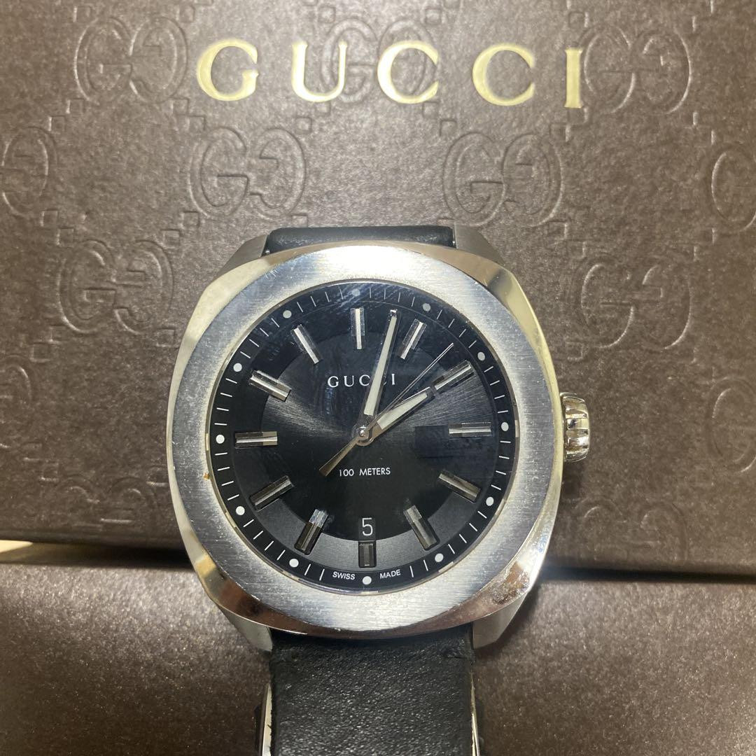 GUCCI Black Dial Watch Water Resistant to 160 Meters From GUCCI Black Dial Watch Water Resistant to 160 Meters From
