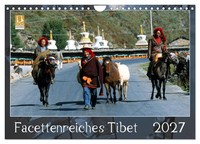 "Calendar 2027 · US Version · Multifaceted Tibet (Wall Calendar 2027 12\" × 8\" Lan"