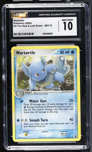 Wartortle graded CGC 10 for sale on eBay