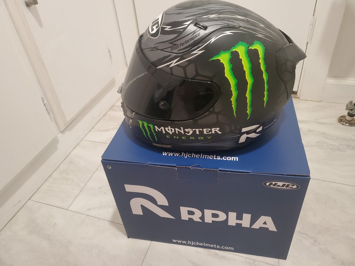 HJC RPHA 11 Pro - Monster Energy Crutchlow Replica Helmet 2XL | eBay