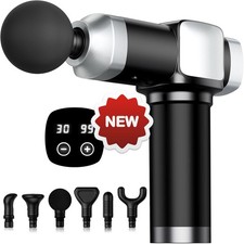Pistola de Masaje de Tejido Profundo, Masajeador Muscular El ctrico de Percusi n