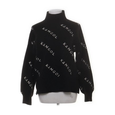 Kangol x H&M, Rollkragenpullover, Größe: S, Schwarz/Weiß #kjn