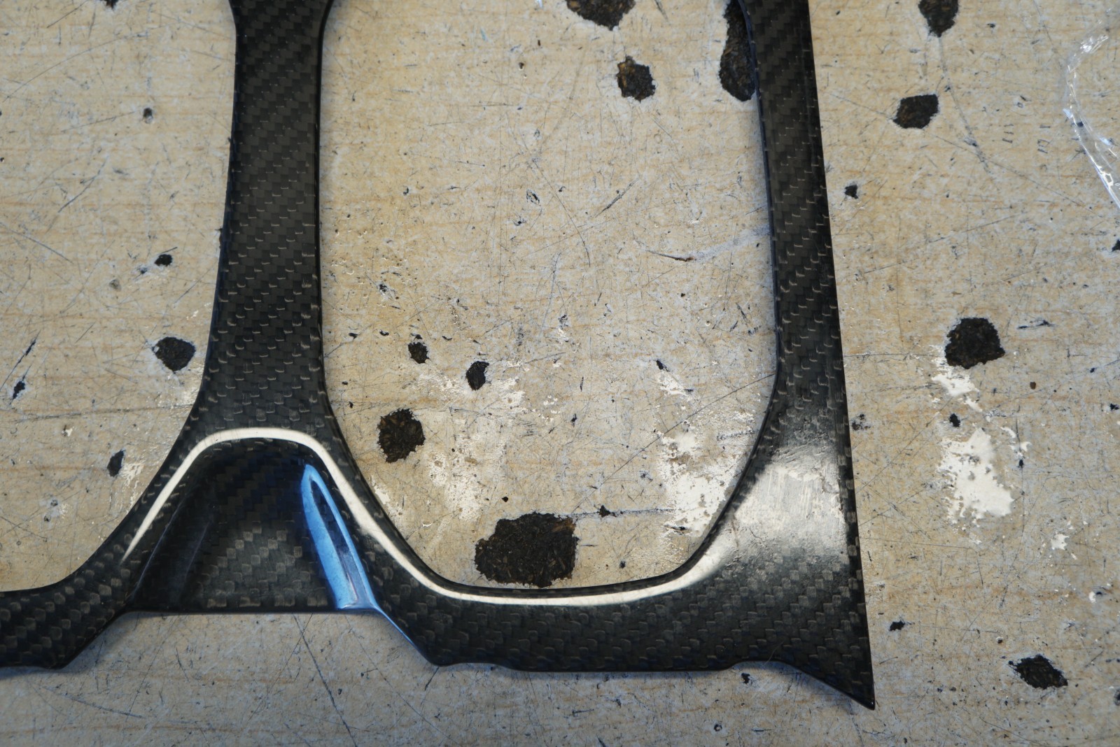 2018 - 2024 LAMBORGHINI URUS CARBON FIBER CUPHOLDER TRIM PANEL OEM 4ML863321