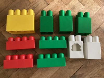Mega Bloks First Builders Maxi Extra Large XL Steine wie abgebildet 10er Set
