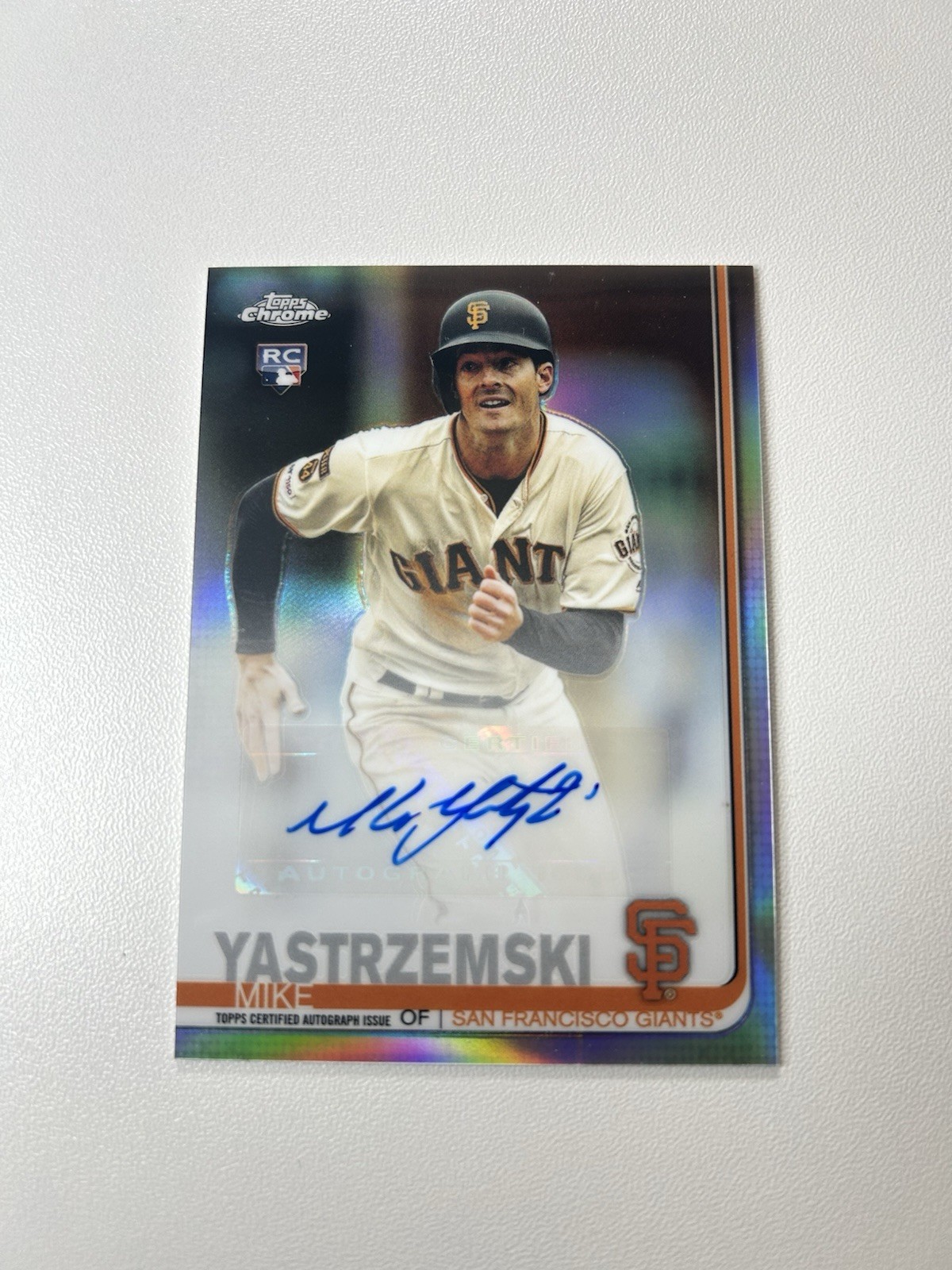 2019 Topps Chrome Update Series - Target Auto Mike Yastrzemski #CUA-MY (AU, RC)