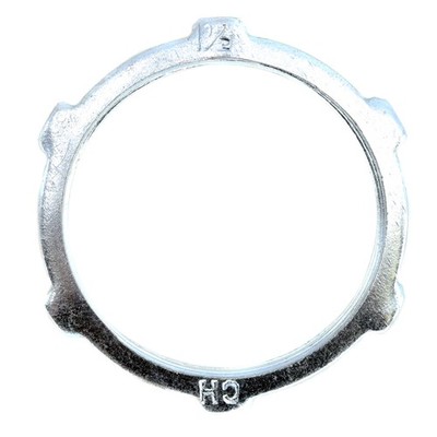 CROUSE-HINDS 15X CONDUIT FITTING THREADED LOCKNUT, STEEL, 1-1/2-INCH