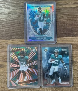2025 Travis Hunter 3 Card Lot Revolution, By Storm, Crusade Silver,