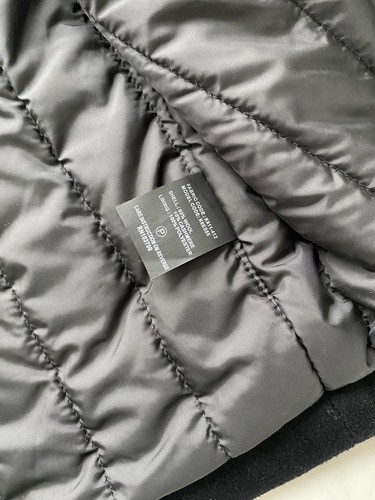 Armani Collezioni Hombres Chaqueta Bomber Cuero Cachemira Mezcla Lana Cremallera 42 - Imagen 12 de 12