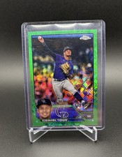 2023 Topps Chrome Logofractor EZEQUIEL TOVAR RC ROOKIE SP Green Refractor #/99