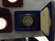 Cinque monete in dollari canadesi proof