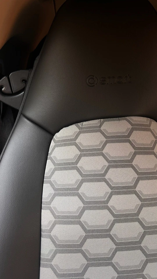 CAR SEAT COVERS (2 pcs) | Made for SMART | Fractus design Foto 3 de 4
